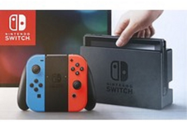 닌텐도스위치 본체 네온블루 한국 중고 2018년6월이하