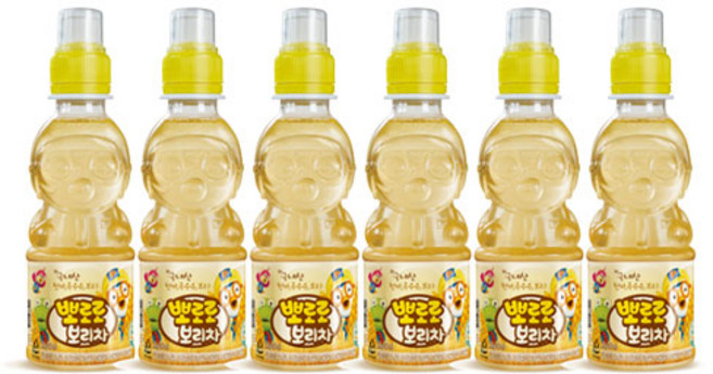 팔도 뽀로로 보리차, 220ml, 6개