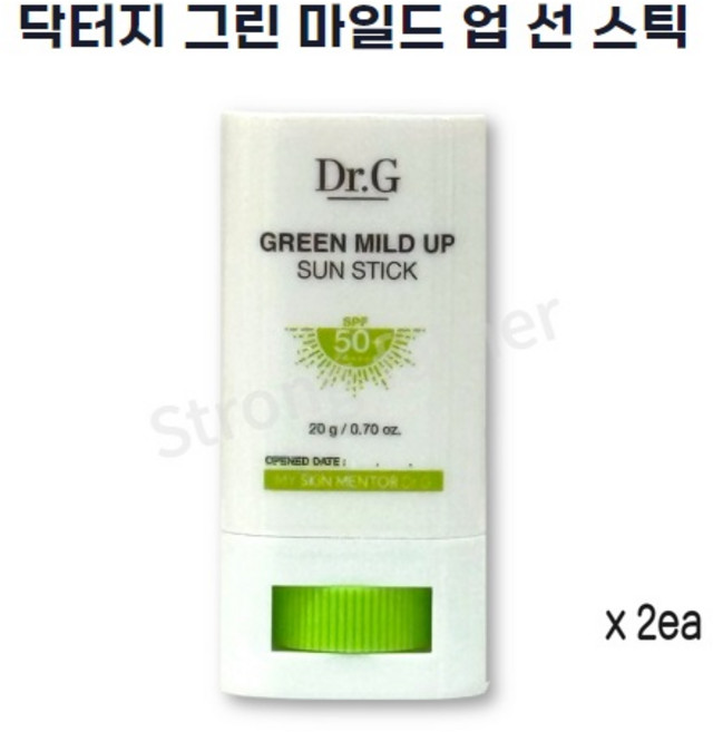 닥터지 그린마일드 업 선 스틱 SPF50+ PA++++, 20g, 2개