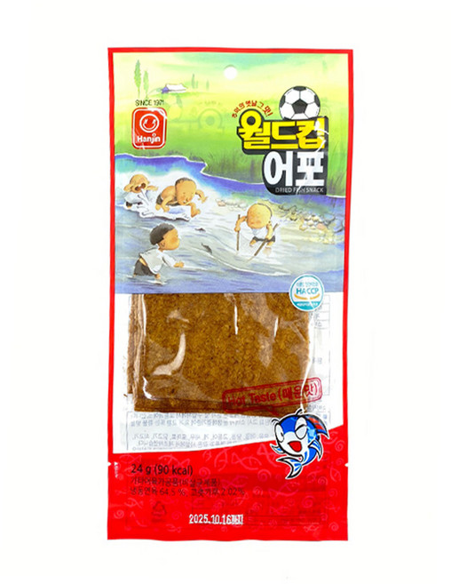 월드컵 어포 매운맛, 15개, 24g