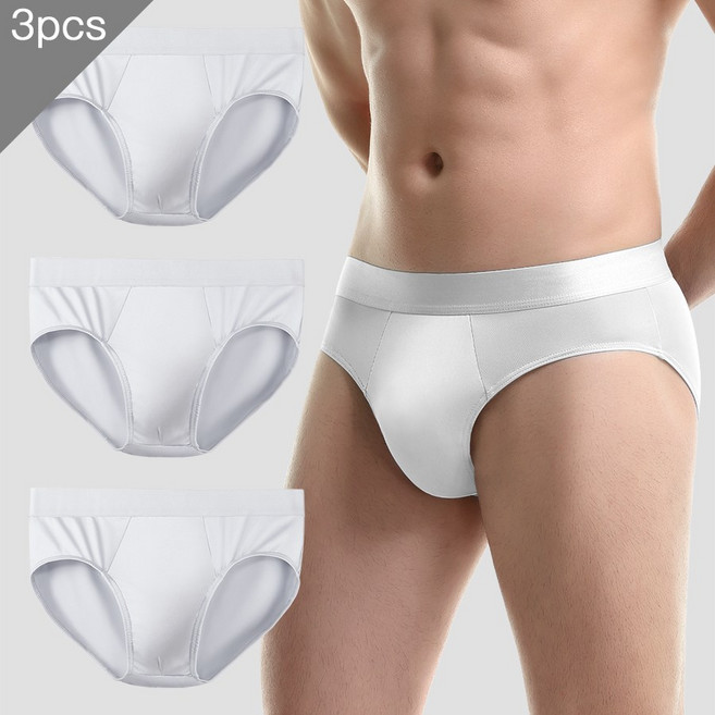 3단입남성냉장고팬티남성홀릭삼각u볼록여름슬림힙스터팬티남성개성통기레깅스