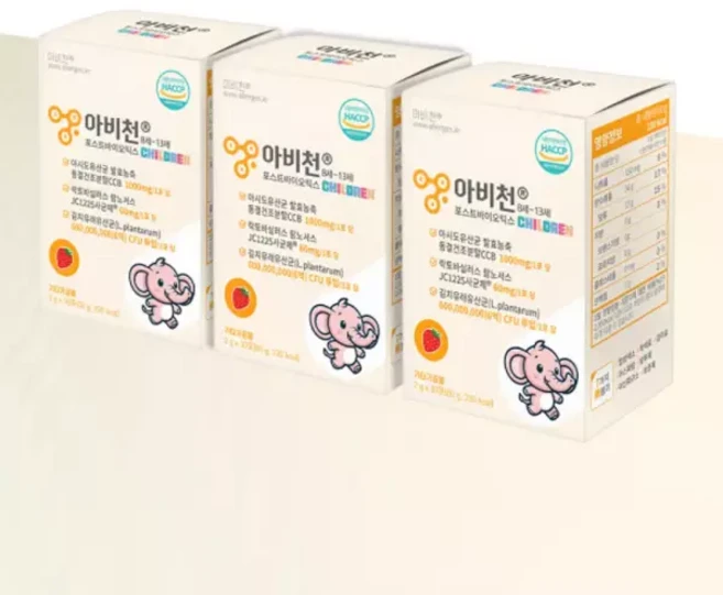 [척척바이오랩] 아비천 포스트바이오틱스 어린이 장케어 성장기 유산균 3박스, 90개