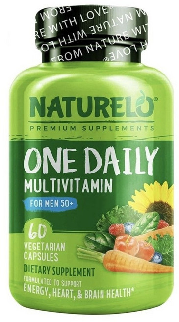 내츄렐로 원 데일리 종합비타민 포맨 50+ 60 베지 캡슐, 1개, 60정