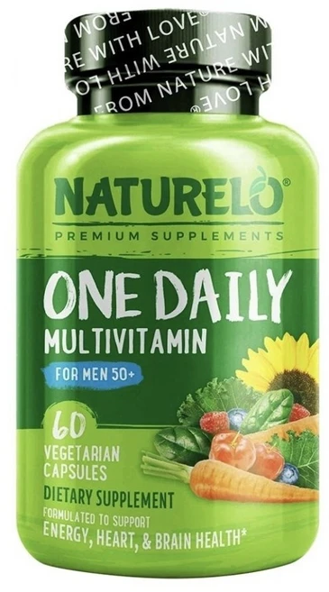 내츄렐로 원 데일리 종합비타민 포맨 50+ 60 베지 캡슐, 1개, 60정 - 쿠팡
