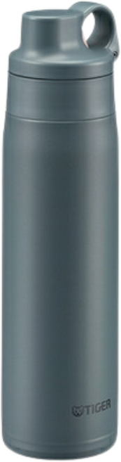 TIGER 虎牌 日本限定 夢重力彈蓋式保冷瓶 MTS-W075/W088 附吸管, 1個, 750ml, 霧藍色