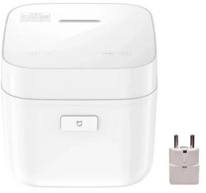 샤오미 미지아 스마트 밥솥 미니 2 1.5L 전기 요리 냄비 기구 주방 기기 가전 멀티쿠커, 1개, 1) Add EU adapter - 220V