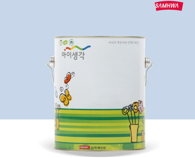 아이생각 수성 무광 페인트 4L, 실크 블루(SH S 0520-R80B), 1개