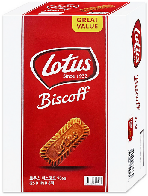로투스 비스켓, 936g, 1개