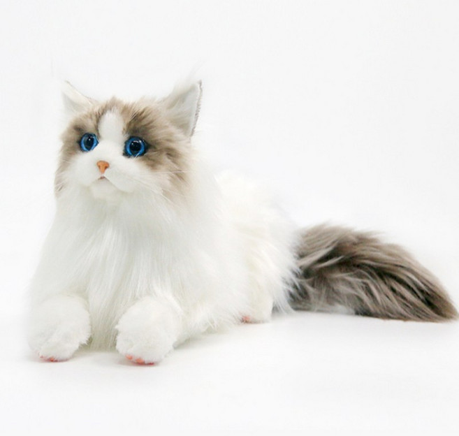 진짜같은 고양이 로봇 ai 반려 펫 부모님 효도선물, 1개, 01. 로봇 고양이