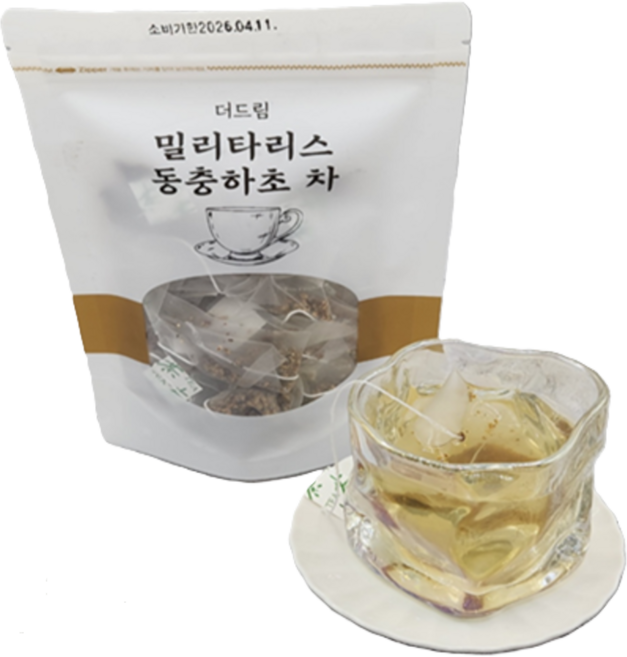더드림농원 밀리타리스 동충하초차(티백) (1.2gX30티백)36g, 1.2g