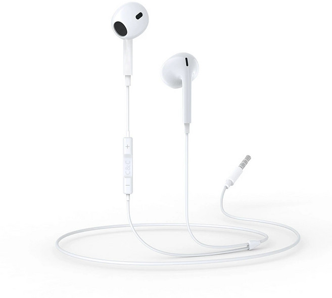 C&C 線控耳機 有線耳機 3.5mm耳機 TypeC耳機 蘋果耳機 Lightning耳機 立體聲耳機, 3.5mm