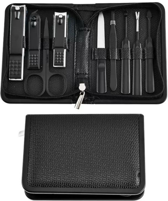 LIvetree 손톱깎이 9종세트, 1개, 블랙