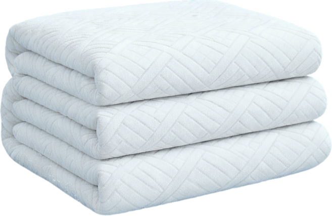 청담한일 냉감패드 여름 매트리스 침대패드 시원한 쿨링 쿨매트, 화이트