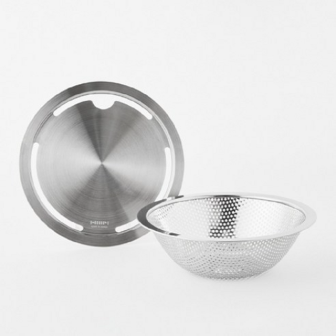 한샘 올스텐 304 싱크대 배수구 거름망+커버 세트, 1세트