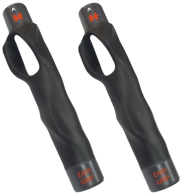 2개구성 퍼팩트 골프교정그립 자세교정 스윙연습기 그립트레이너, 퍼펙트 교정그립 검정, 1세트