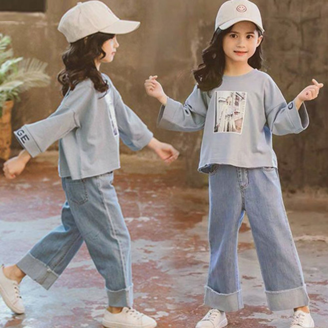 헬로가든 롤업와이드청 상하복