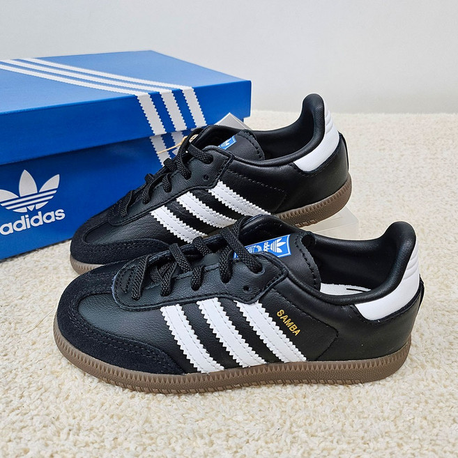 아디다스 키즈 삼바 운동화 유아 가볍고 발편한 아동화 블랙 예쁜 스니커즈