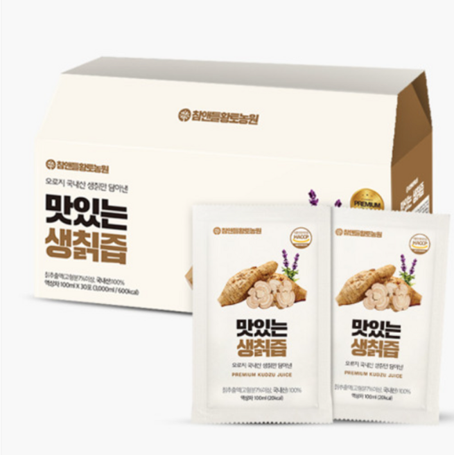 참앤들황토농원 맛있는 생칡즙, 3L, 10개