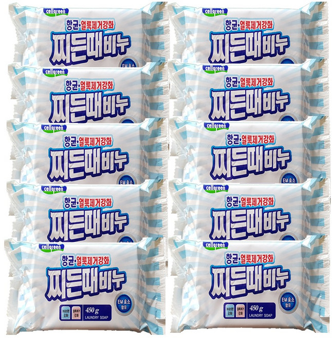 동서씨앤지 찌든때비누 450g 10개..얼룩제거, 10개