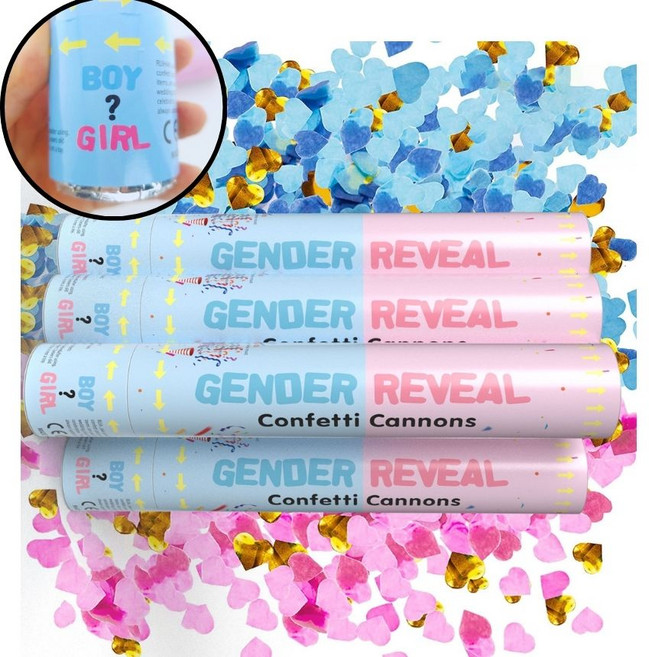 젠더리빌 폭죽 성별공개 임밍아웃 컨페티 파티 공기압, 파랑폭죽-남자