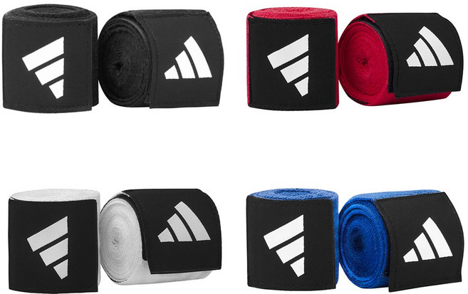 아디다스 복싱 핸드랩 권투 밴디지 손목붕대 5컬러 + 마스크, 블랙