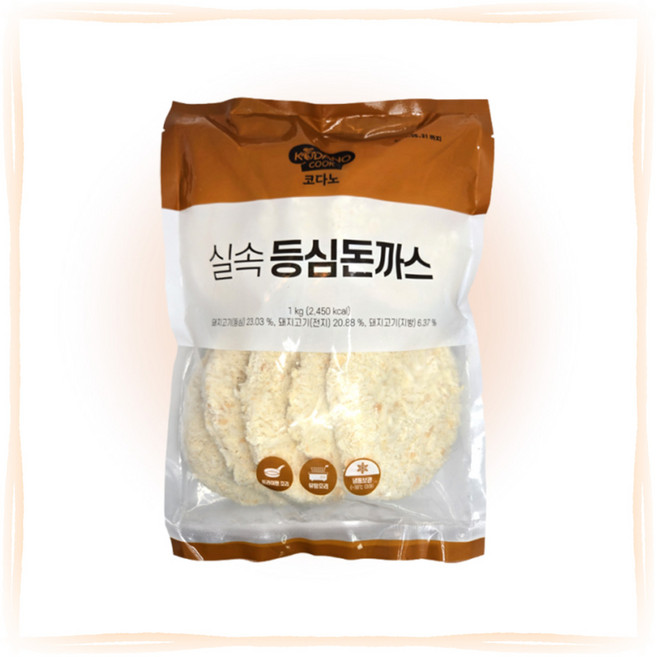 코다노 실속 등심돈까스, 1kg, 1개