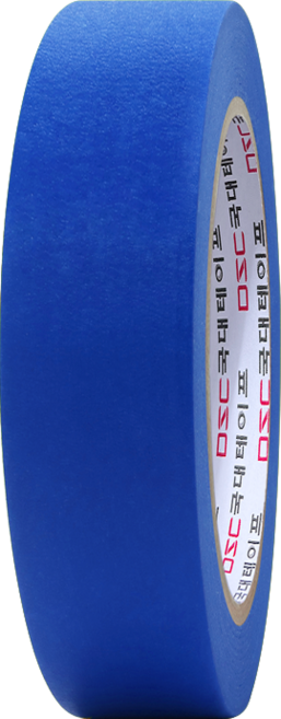 마스킹테이프 종이테이프 컬러 24mm x 40M, 1개, 파랑