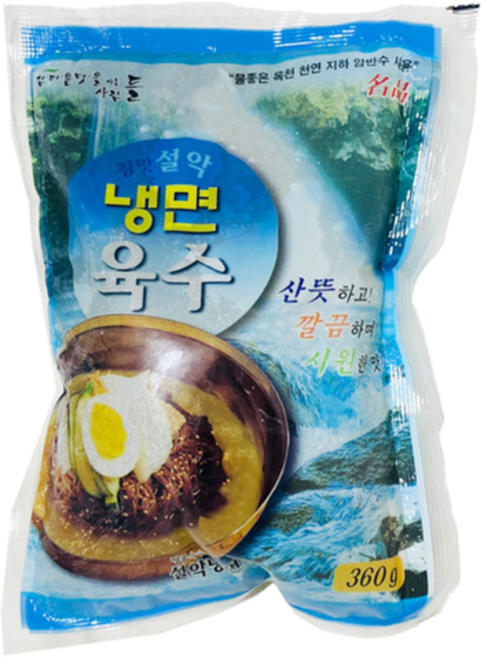 참맛)설악냉면육수 360g, 1개