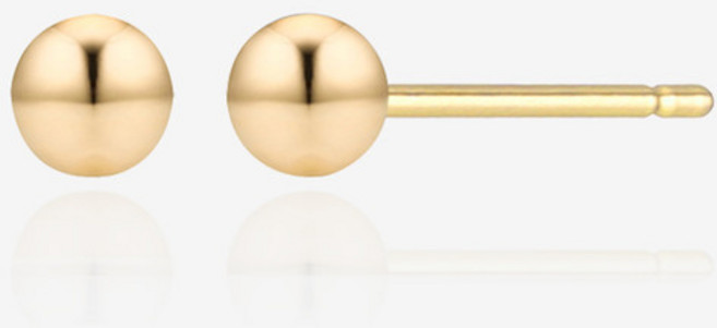 골드앤디어 14KGF 베이직 기본볼귀걸이