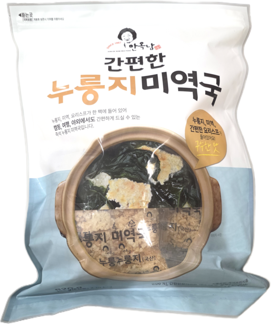 안옥남 누룽지 미역국, 1개, 820g
