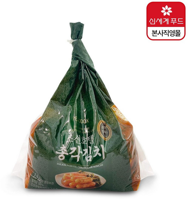 신세계푸드 피코크 조선호텔 김치 총각김치 1.5KG 178275, 신세계푸드 피코크 조선호텔 김치 총각김치 1.5KG 1, 1