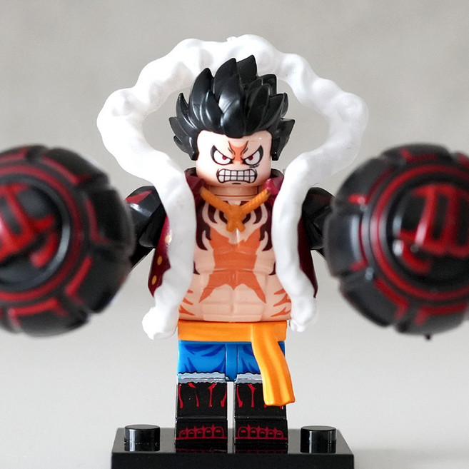 핸드브릭 팩토리 커스텀 미니브릭 피규어 원피스 시즌2 해적 호환 블록호환, 170. 기어4 바운드맨 로켓 루피