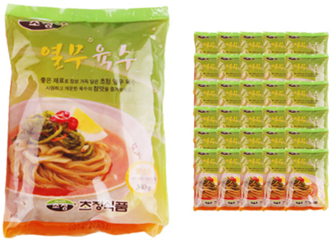 초정식품 열무육수 1인식, 350g, 30개