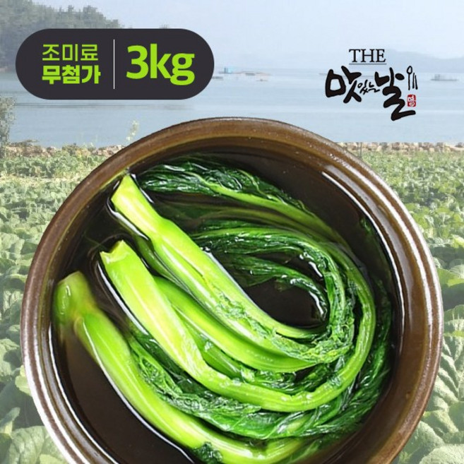 명품 여수 돌산갓 장아찌3kg, 1개, 3kg