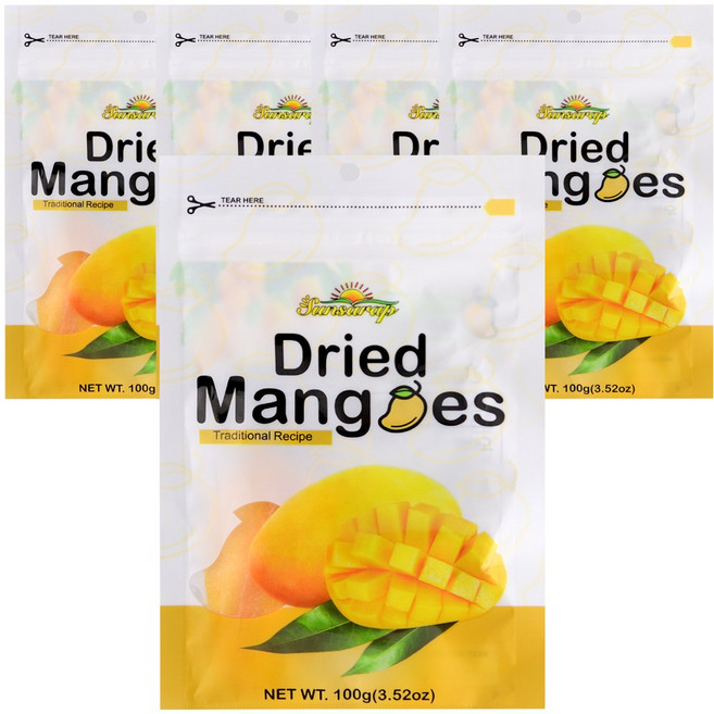 필리핀 썬사랍 건망고, 5개, 100g