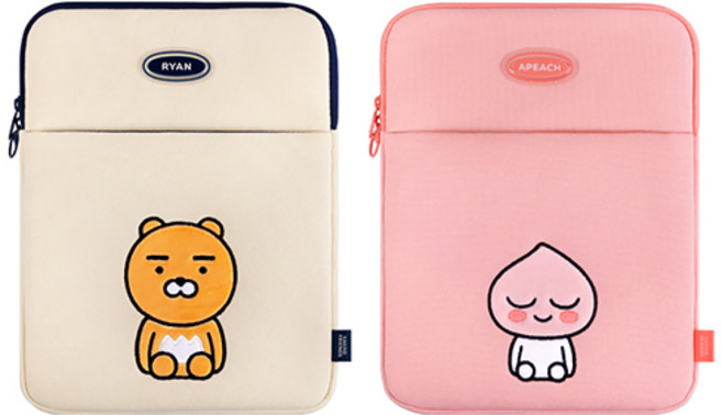 카카오프렌즈 태블릿 파우치 11, 어피치, 1개