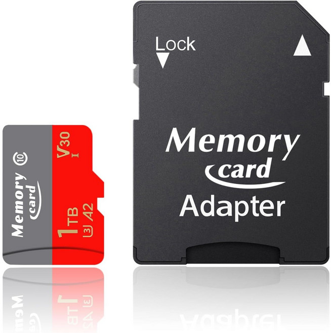 마이크로 SD 카드 MicroSD 1TB 4K 촬영 지원 고성능 스마트폰/드론/액션캠 호환, 2개