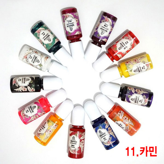 와이지알씨 미라클 레진 조색제 물감 안료 10g 모음 UV 레진공예, 11.레진 조색제 카민 10g, 1개