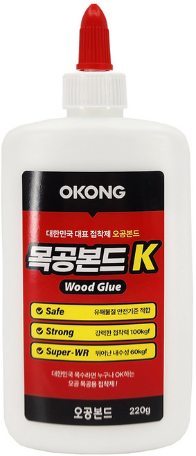 오공 목공본드 K 목공용 접착제 우드 글루, 1개