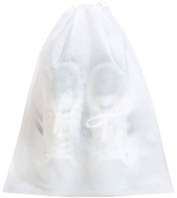 일회용 파우치 50매 복조리 부직포 신발 더스트백 스트링 여행용, 1세트, 단품