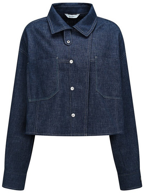 JJ JIGOTT 린넨 하이넥 칼라 크롭 재킷/GS4A0JKR32_CC