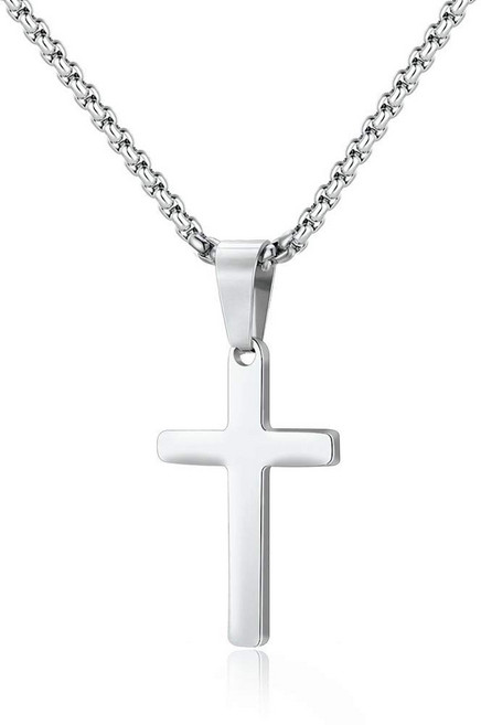 서플라이랩 써지컬스틸 베이직 십자가 목걸이