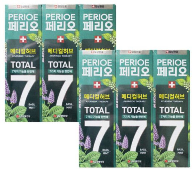 페리오 토탈7 치약 메디컬허브 100g 9개