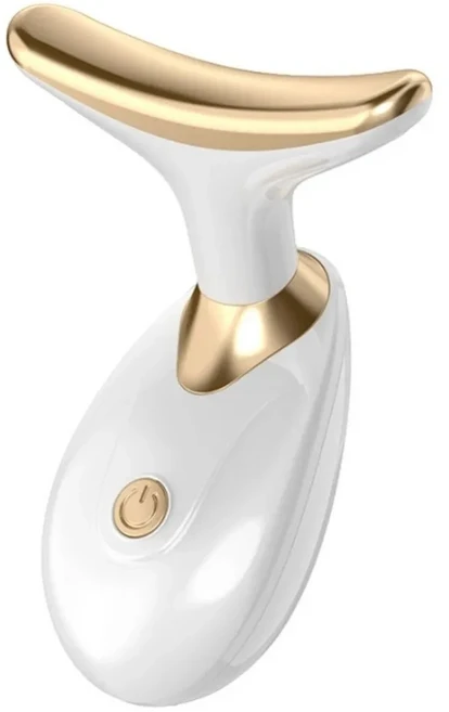 휴대용 전동 얼굴 마사지기 리프팅 및 탄력 강화 주름 개선 얼굴 목 마사지기 전동 얼굴 탄력 마사지, 01 White