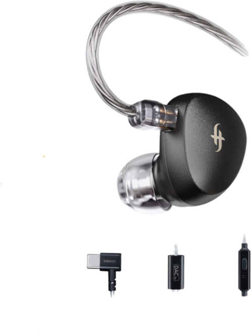 심갓 Simgot EA500 DSP USB-C타입 DAC 내장 마이크 유선 이어폰, H. TypeC 마이크 및 오디오 케이블, H. EA500LC3T TypeC 마이크 및