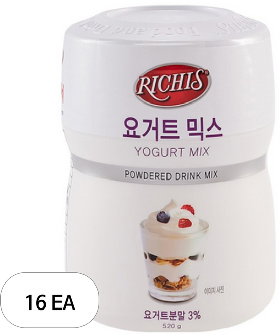 리치스 요거트 믹스, 16개