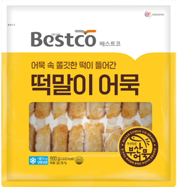 베스트코 떡말이 어묵, 1개, 900g