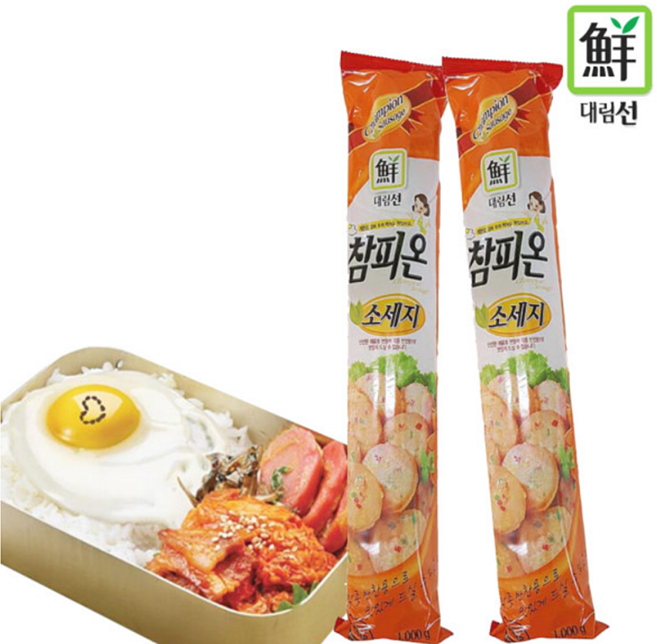 도매 업소용 대림 챔피언 소세지1k 10개 한박스, 1kg