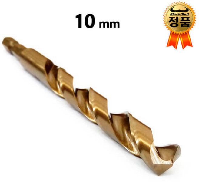 블랙불 코발트 스텐 기리 10mm 낱개 철기리 드릴날 드릴비트 홀카타 홀커터 홀컷터, 지름 10mm, 1개