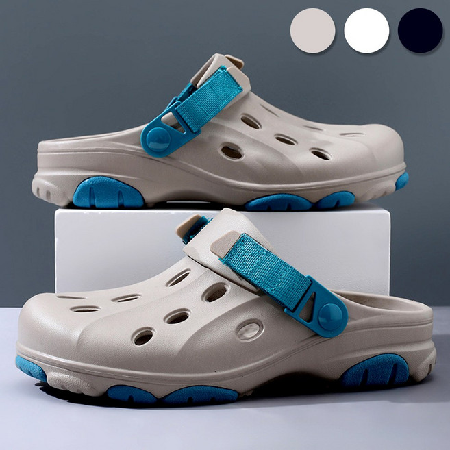 [당일발송] 쿠션감 좋은 슬리퍼 230~280 벅스슬리퍼 샌들 커플 남성 여성 캠핑 슈즈 신발 아쿠아슈즈